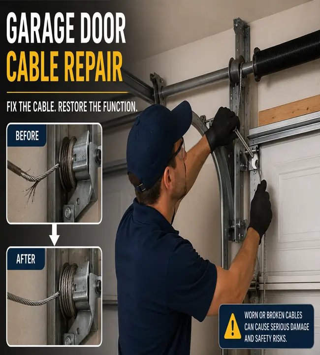 Garage door cable replacement near me